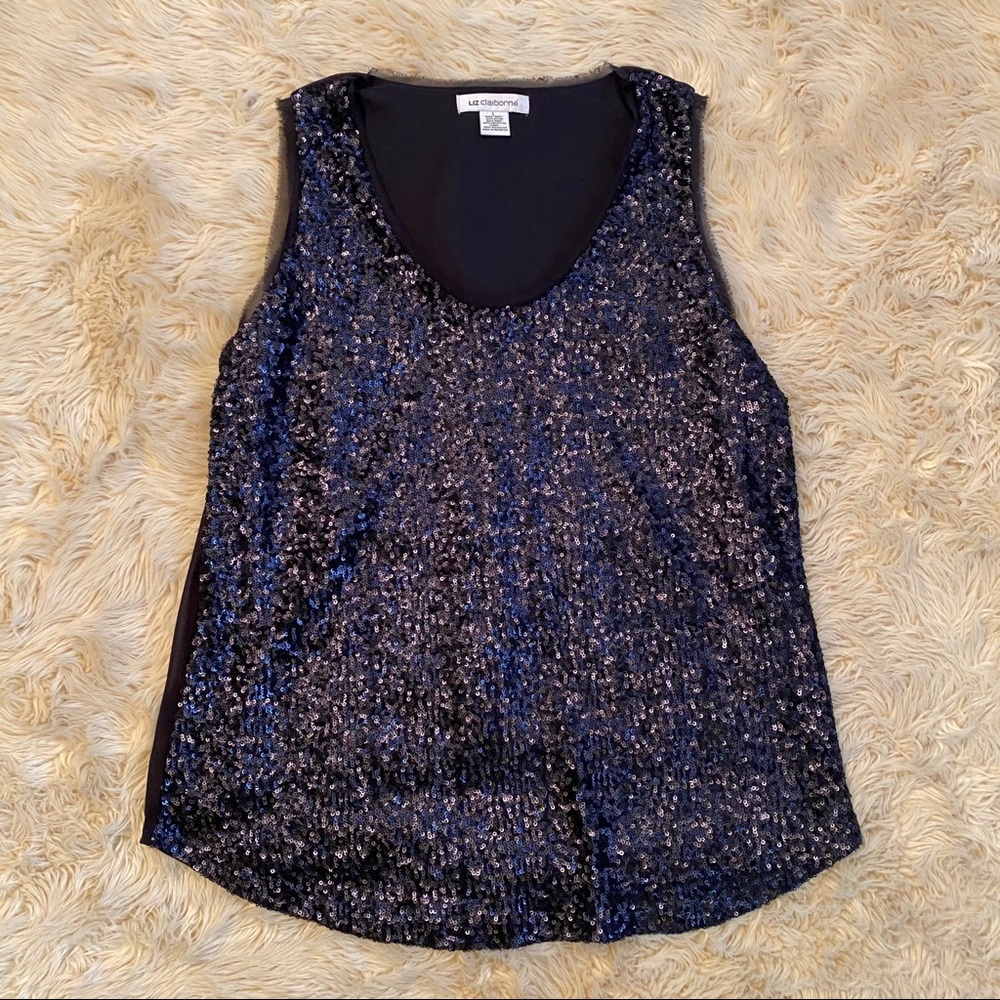 Liz Claiborne sequin tank